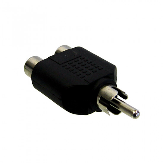 CON535 RCA Plug to 2 RCA Jack
