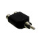 CON535 RCA Plug to 2 RCA Jack