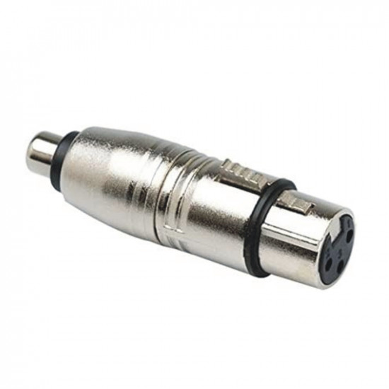 CON554 XLR Female to RCA Female Adaptor plug