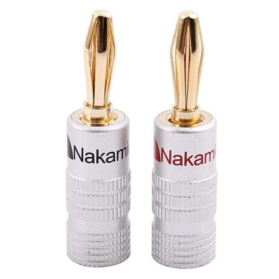 Nakamichi Speaker Connector Banana Straight Gold Plated