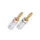 Nakamichi Speaker Connector Banana Straight Gold Plated