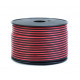 CAB205 Twin Flex Speaker Wire 1.0mm x 2 Red/Black 100M Roll
