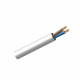CAB105W 2 Core 2 x 0.5mm Cabtyre Cable 100M Roll White