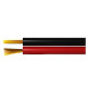 CAB205 Twin Flex Speaker Wire 1.0mm x 2 Red/Black 100M Roll
