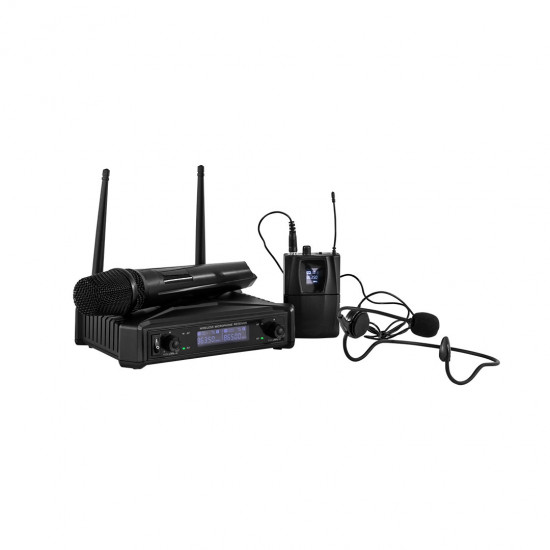 MIC215 Handheld + Headset UHF Microphone System