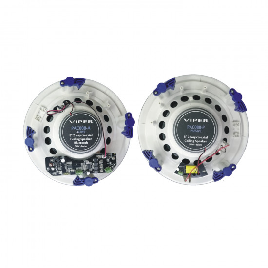 PAC088 Viper 8inch Bluetooth Powered Ceiling Speaker Set